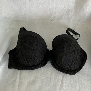 Black Lace Victoria's Secret Bra Size 38DD (38E)